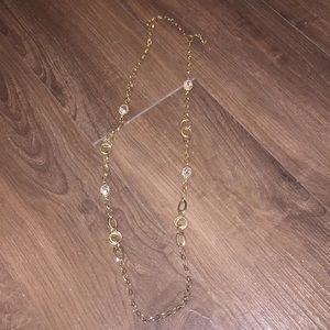 White House Black Market gold necklace